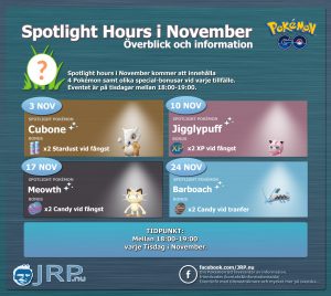 Spotlight Hours – November